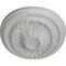 Ekena Millwork Saverne Ceiling Medallion, Hand-Painted Frost, 18 1/2"W x 13 1/2"H x 1 7/8"P CM18SAFRF - alternate 3